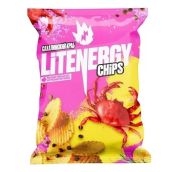 Чипсы из сырого картофеля рифленые со вкусом Сахалинский краб LIT ENERGY, 120 гр