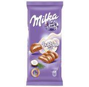 Шоколад Milka Bubbles, 87 г. молочный пористый Кокос 1/16