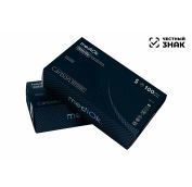 Перчатки нитриловые неопудр.смотр. MEDIOK S /10х100шт/ (10) черные плотные 4,0гр (CARBON) ЧЕСТНЫЙ ЗН