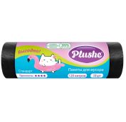 Пакет мусорный 120лит Plushe 10шт, 12мкм, стандарт (34*105) 40 в кор.