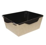 Салатник Бум. ДоЭко OpSalad 800 ДНО ЧЕРНЫЙ 207(185)х127(105)х55 (400шт)