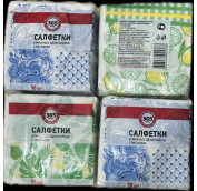 Салфетка Бум24 Plushe Classic DECOR, 1сл, 50л, сплошное, 30 в уп 365ДН