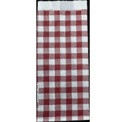 Пакет бумажный пищ. 220х90х40 влаговпитыв. красн. клетка 100шт (4000) Альянс упаковка