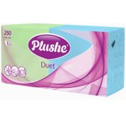 Салфетка Бум 24 Plushe Duet 250, 1сл, пастель, микротис, 20 в уп (Ассорти)