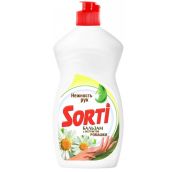 Средство д/посуды СОРТИ 450мл БАЛЬЗАМ С ЭКСТРАКТОМ РОМАШКИ, *20