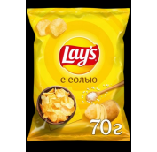 70гр.Чипсы ЛЕЙС  Соль 1/25