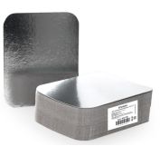 Крышка для алюмин. формы прямоуг.490 мл 150*124/*81 145х119мм 100 шт (1200) картонно-алюмин. к форме