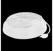 Крышка для стак. Покров д.80мм (0,250/0,330л) с закрыв. носиком прозрачная глянц(20упх50шт) (1000шт)