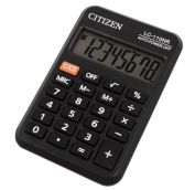 Калькулятор карманный Citizen LC-110NR, 8 разрядов, питание от батарейки, 58*88*11мм, черный