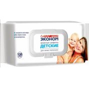 Влажные салфетки (120шт) Смарт Эконом Детские с крышкой (16) (шт.) АРТ.30108