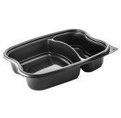 Емкость для компл. обеда Гасторемкость ДНО ПР-ЛГ-1000 С2 (РР) ЧЕРНЫЙ (360шт/кор)