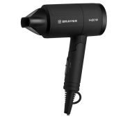 Фен BRAYER BR3040, 1400 Вт, 2 скорости, 1 температурный режим, складная ручка, черный