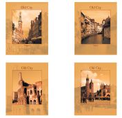 Тетрадь А5 48л. STAFF скоба, клетка, офсет №2 ЭКОНОМ, обложка картон, ГОРОДА