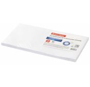 Конверты Е65 (110х220 мм), отрывная полоса, белые, КОМПЛЕКТ 25 шт., внутренняя запечатка, BRAUBERG