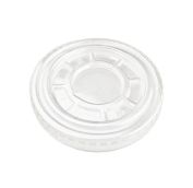 Крышка прозрачная плоская Pet VEGGO  без отверстия  д.95  (8упх100шт) (800шт)
