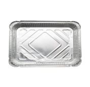 Алюмин. формы прямоуг., L-край, 880 мл, 218*156/180*118 h=38мм 50 шт (600) АРТ.410-008