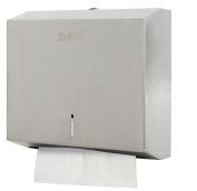 Диспенсер для полотенец LAIMA PROFESSIONAL BASIC (H2) Z-сложения, нержавеющая сталь, матовый, 605050