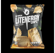 Чипсы из сырого картофеля рифленые со вкусом Сыр Пармезан LIT ENERGY, 120 гр