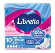Прокладки Libretta Ultra Normal Deo мягкая поверхность, 10шт