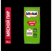 Корм для животных Kitekat Мясной пир 15кг