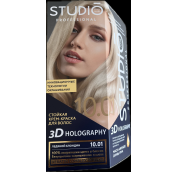 Крем-Краска STUDIO Holography 3D стойкая 10.01 Ледяной Блондин
