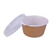 Бум креманка/супница крафт /d1-114,d2-92,h-55/ РМП 330мл (500шт)
