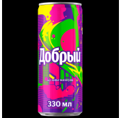 0,33л газ. нап. Добрый Киви-Виноград. Ж/Б 12 шт