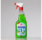 Чистящее средство DEW Crystal Glass для стекол и зеркал Яблоко 0.6 л триггер-спрей (шт.)