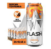 0,45л Эн нап Флэш Ап ЗЕРО Персик/Голубика. ж/б   24*уп