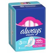 Прокладки ОЛВЕЙЗ Classic Супер экстра толщина, 8шт