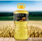 Масло подсолнечное «FOUR SEASONS» ФРИТЮРНОЕ 5 литров (рафинированное дезодорированное вымороженное) 