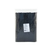 Трубочки для коктейля  5х240 с изгибом черная AVIORA /46х250шт/ (11500)