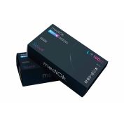 Перчатки нитриловые неопудр. Mediok L  / 100шт  ЧЕРНЫЕ 3,5гр (SPACE)