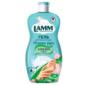 Средство д/посуды Lamm 450мл, Нежные руки Алоэ вера и Пион