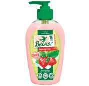 Мыло жидкое ВЕСНА АССОРТИ (крем-мыло) Земляника со сливками 280гр*15