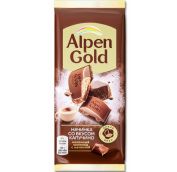 Шоколад АЛЬПЕН ГОЛЬД 85г 1/21 КАПУЧИНО