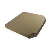 Короб под пиццу  цельный гофрокартон 400х400 бурый / 100шт