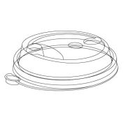 Крышка для стак. Покров д.80мм (0,250/0,330л) с закрыв. носиком прозрачная матовая (20уп х50шт) (100