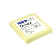 Блок самоклеящийся (стикер) OfficeSpace, 50*50мм, 100л., желтый