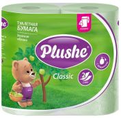 Туал Бумага Plushe Classic 4рул 