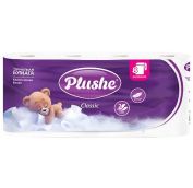 Туал Бумага Plushe Classic 8рул *18м, 2сл, белая, 8в уп