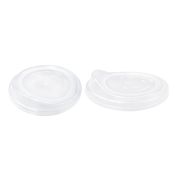 Крышка для стак. Покров д.90мм (0,300-0,500л) Тип 3 с закрыв. носиком БЕЛАЯ (20уп х50шт)  (1000шт)