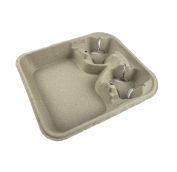 Держатель для 2-х стаканов 255х220х40 с подносом (160шт)