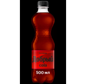 0,5л газ. нап. Добрый КОЛА без сахара 24шт*уп