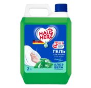 Средство д/посуды HausHerz 2л ГЛИЦЕРИН И АЛОЭ ВЕРА