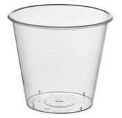 Стакан прозрачный для коктейля ПП ВЗЛП 255-300мл д.90мм h80мм  (10уп х 50шт) (500шт) АРТ.1023ГН