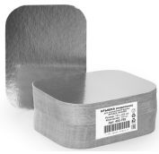 Крышка для алюмин. формы прямоуг. 1900 мл 183х256мм 100 шт (500) картонно-алюмин. АРТ.402-799