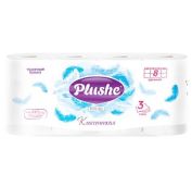 Туал Бумага Plushe Deluxe Light 8рул 