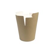 Короб бумажный China Pack 700мл /d верх-111,h-96/ Крафт 700мл (50шт*15уп,750шт)