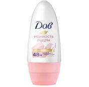 Дезодорант Антиперспирант DOVE шарик. 50мл Нежность Пудры